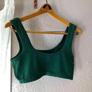 arq wide strap bra in fern size large